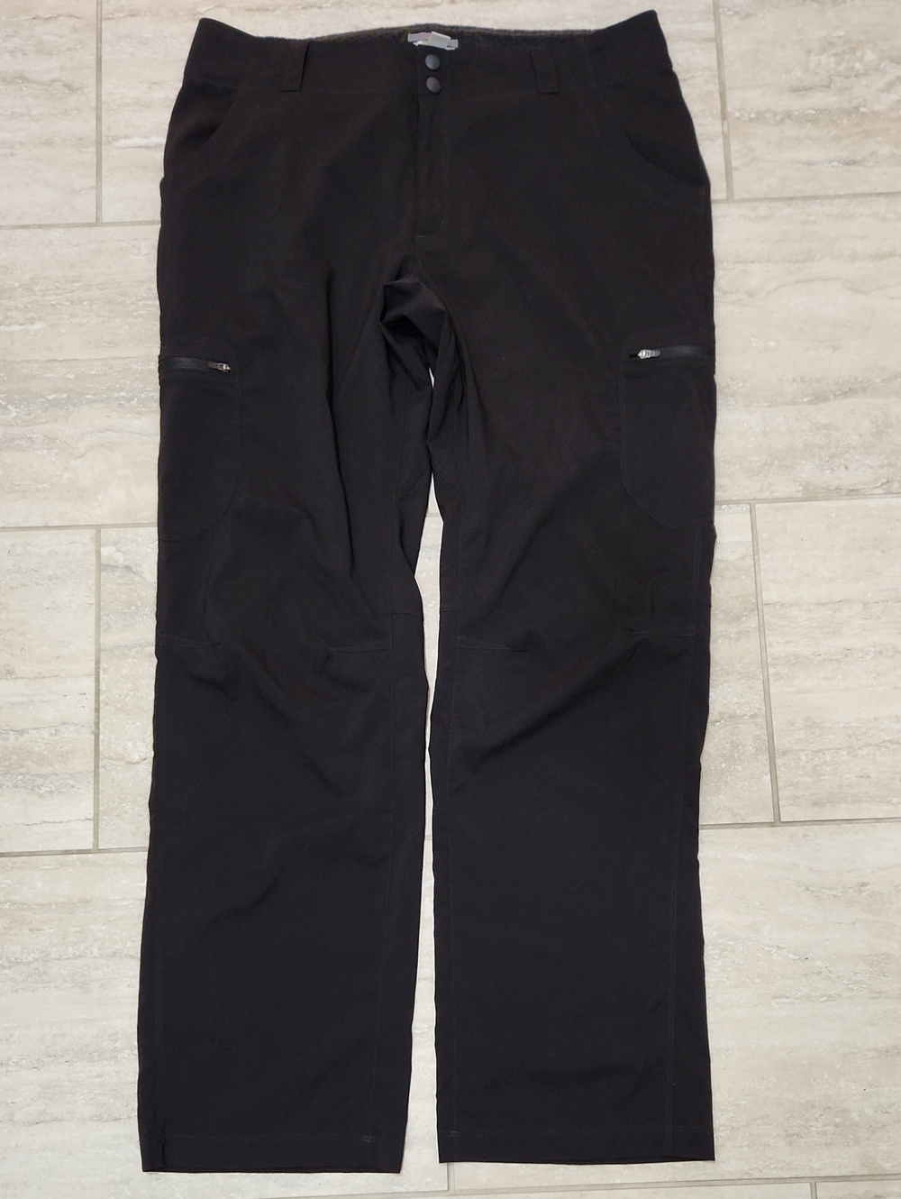 L.L. Bean Trekking Hiking Pants Mid-Rise Straight-Leg Women’s 16 M/Tall Black